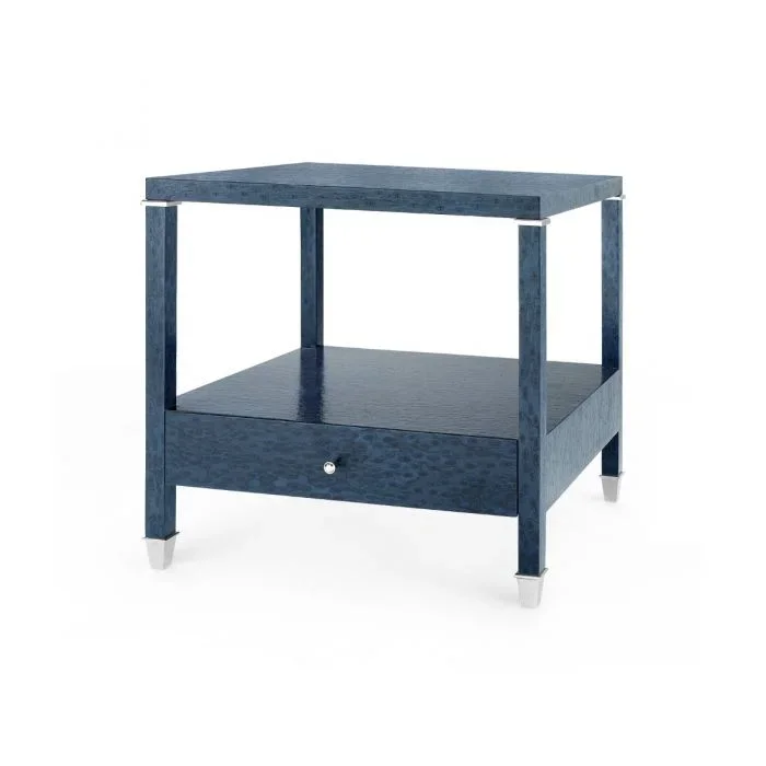 1-Drawer Side Table – Deep Blue | Alessandra Collection | Villa & House
