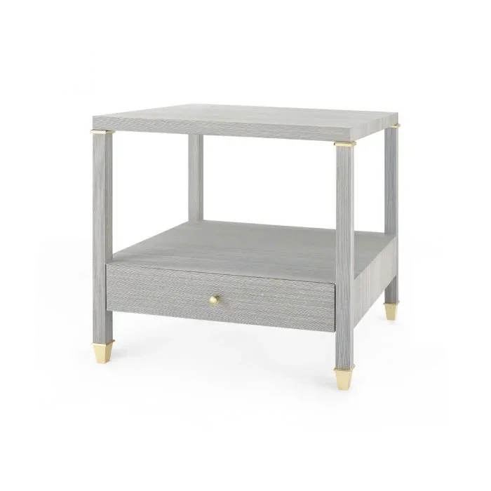1-Drawer Side Table – Slate Blue | Pascal Collection | Villa & House