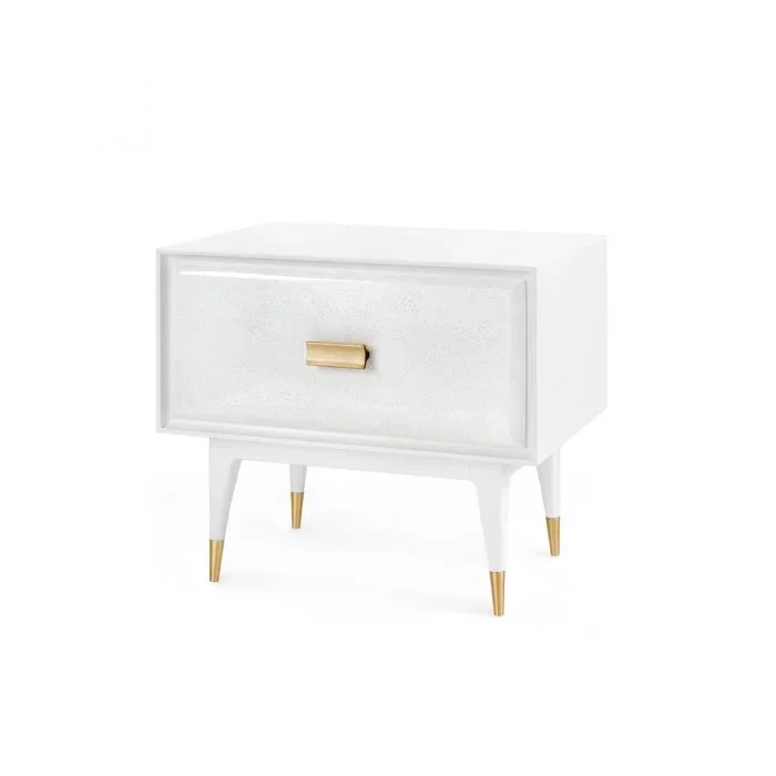 1-Drawer Side Table – White | Elisa Collection | Villa & House