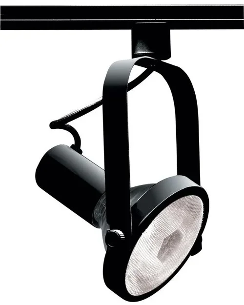 1 Light – PAR30 – Track Head – Gimbal Ring – Black Finish (81|TH223)