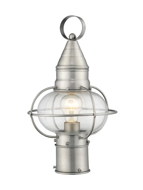 1 Light BN Outdoor Post Lantern (108|26902-91)