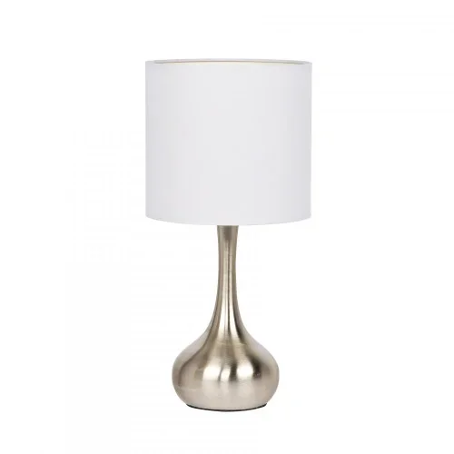 1 Light Metal Base Table Lamp in Brushed Polished Nickel (20|86226)