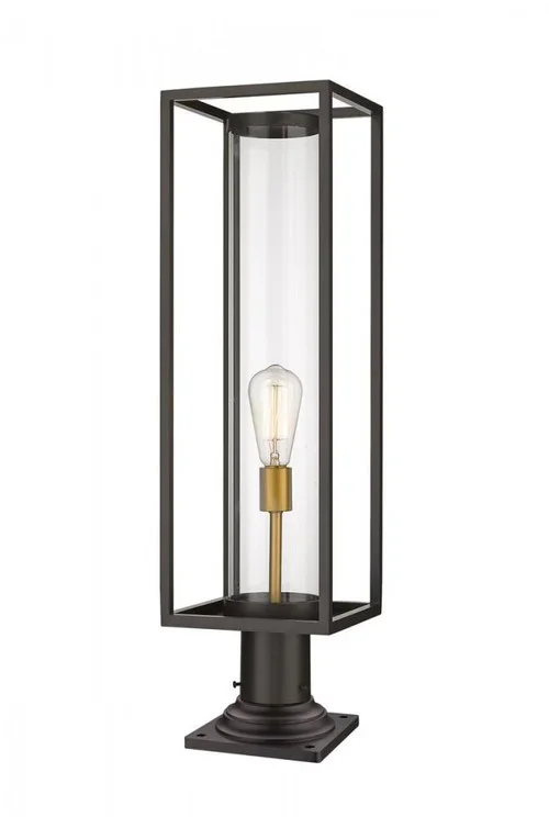 1 Light Outdoor Pier Mounted Fixture (276|584PHBR-533PM-DBZ)