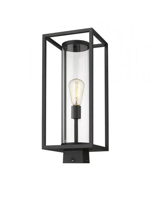 1 Light Outdoor Post Mount Fixture (276|584PHMS-BK)