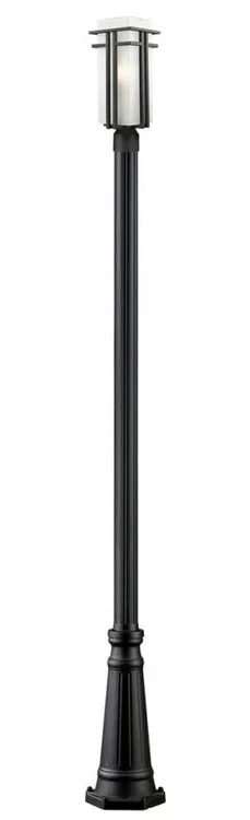 1 Light Outdoor Post Mounted Fixture (276|549PHBR-519P-BK)