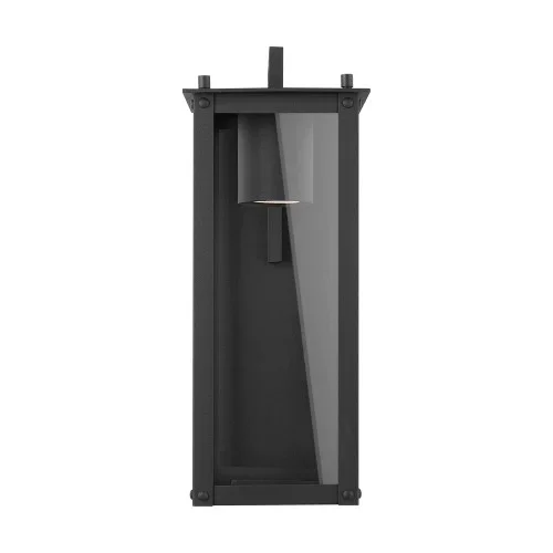 1 Light Outdoor Wall Lantern (42|934611BK-GL)