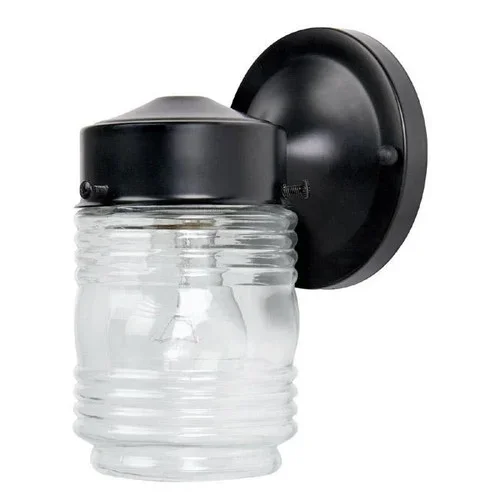1 Light Outdoor Wall Lantern (42|9946BK)
