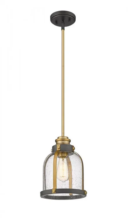 1 Light Pendant (276|337MP-BRZ+HB)