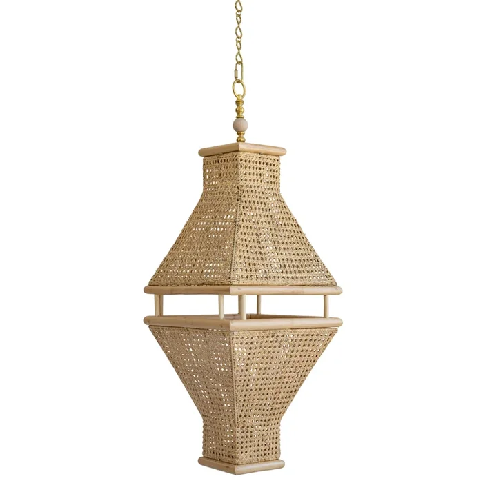 14″ Avery Rattan Pendant