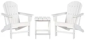 2 Outdoor Chairs With End Table