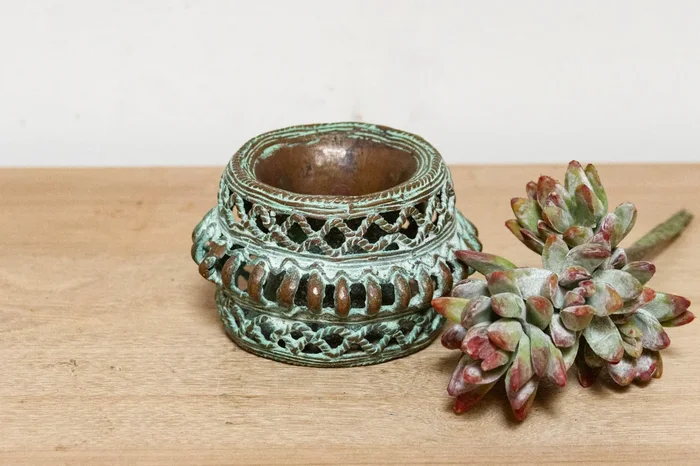 20th Century Bamum Copper Verdigris Bangle (Trade)
