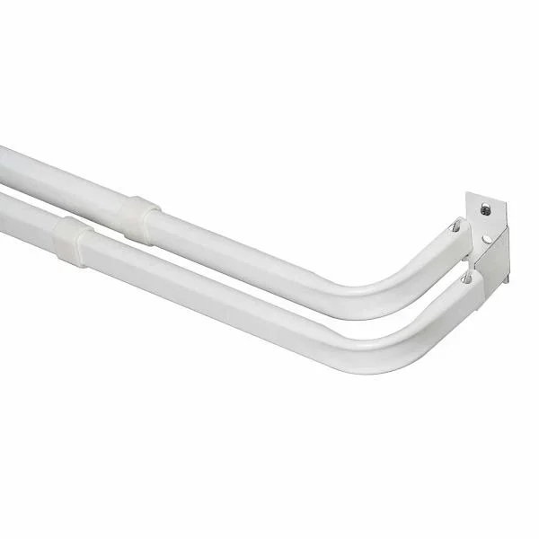 28-48 Heavy Duty Double Window Flat Rod 2 1/2 and 3 1/2 Projection
