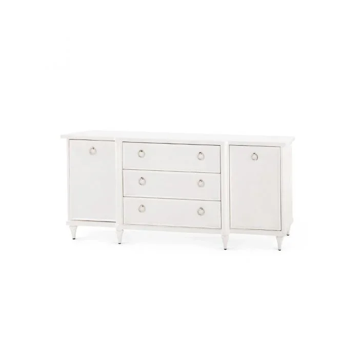 3-Drawer 2-Door Cabinet – White | Fairfax Collection | Villa & House