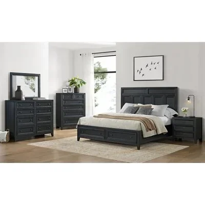 4 Piece King Storage Bedroom Set