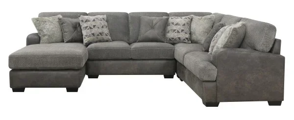 4-Piece Sectional with LSF Chaise