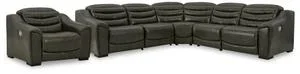 5-piece Sectional With Recliner