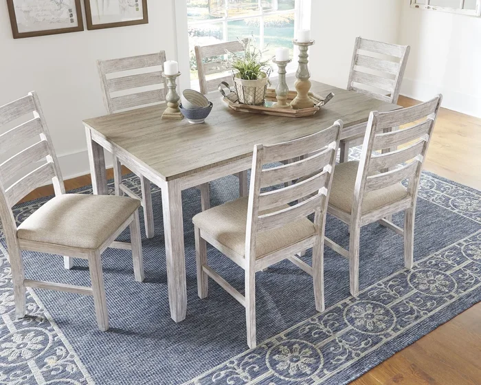 7-Piece Skempton Dining Table and 6 Chairs