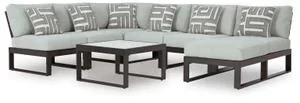 8-piece Sectional With Ottoman and Coffee Table