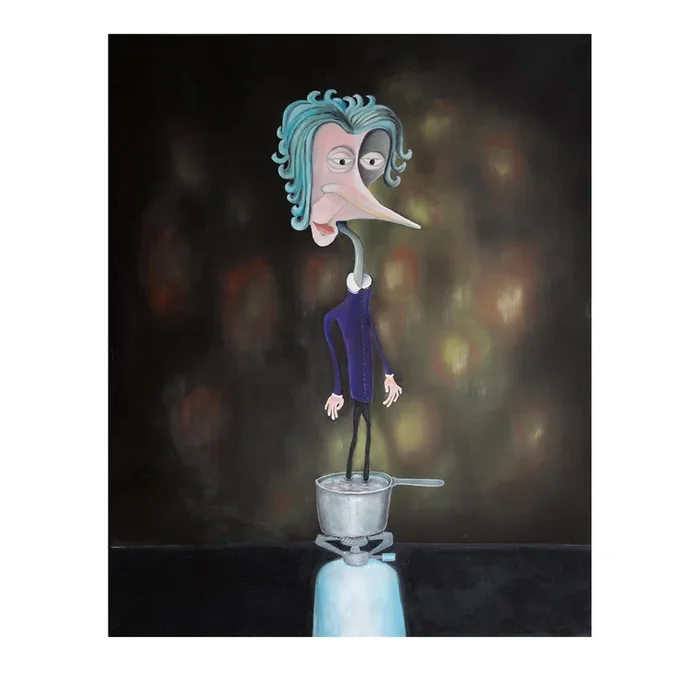 “Boiled” Oil on Canvas