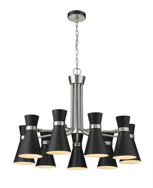 9 Light Chandelier (276|728-9MB-BN)