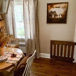 A Haunting At The Barn Printed Canvas Wall Art