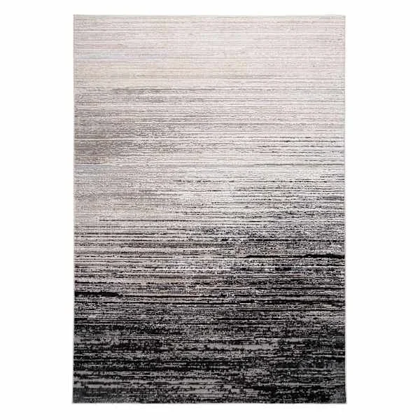 (A488) Avalis Grey & Black Ombre Accent Rug, 3×5
