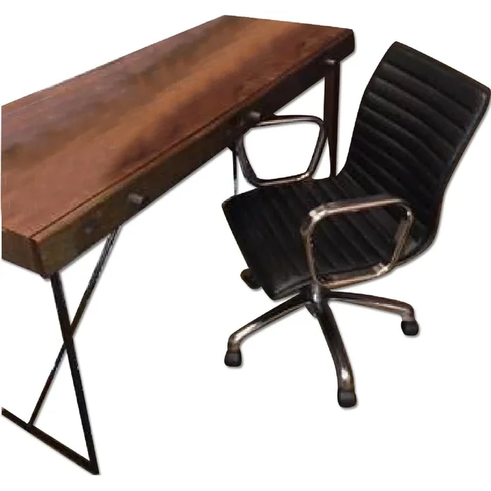 ABC Carpet & Home EdgeBlack Walnut Rustic Writing Desk