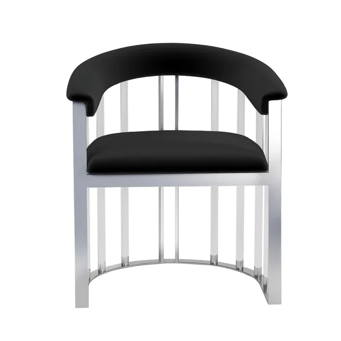 Acrylic & Steel Arm Chair – 1 Per Box