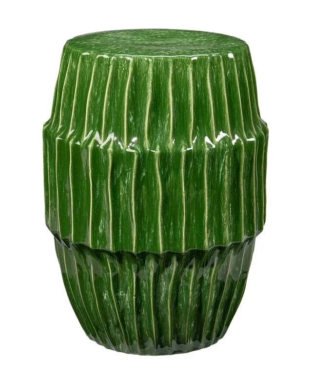 Algae Ceramic Side Table, Green