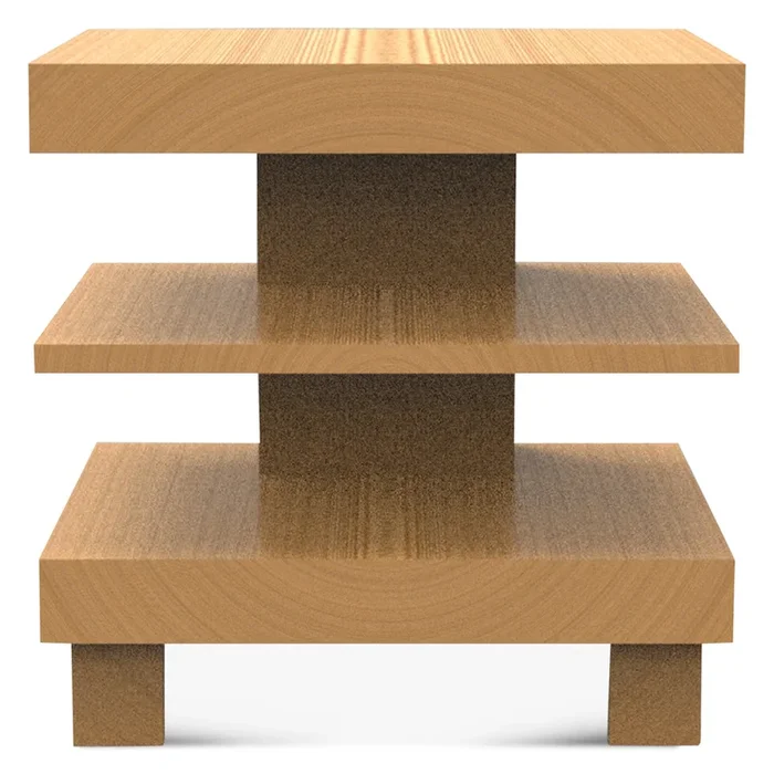 Alpine 24″ Side Table in Natural Distressed Oak