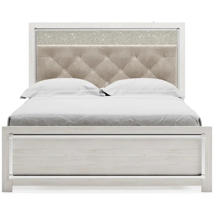 Altyra Queen Upholstered Panel Bed