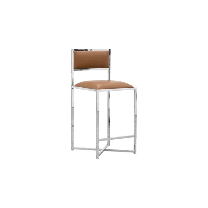 Amalfi X-Base Counter Stool in Cognac