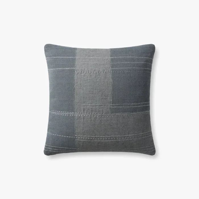 Amber Lewis x Loloi Pillows PAL0001 Blue