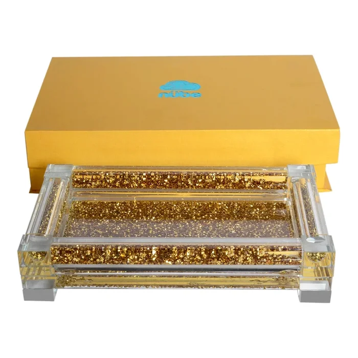 Ambrose Exquisite Small Glass Tray in Gift Box