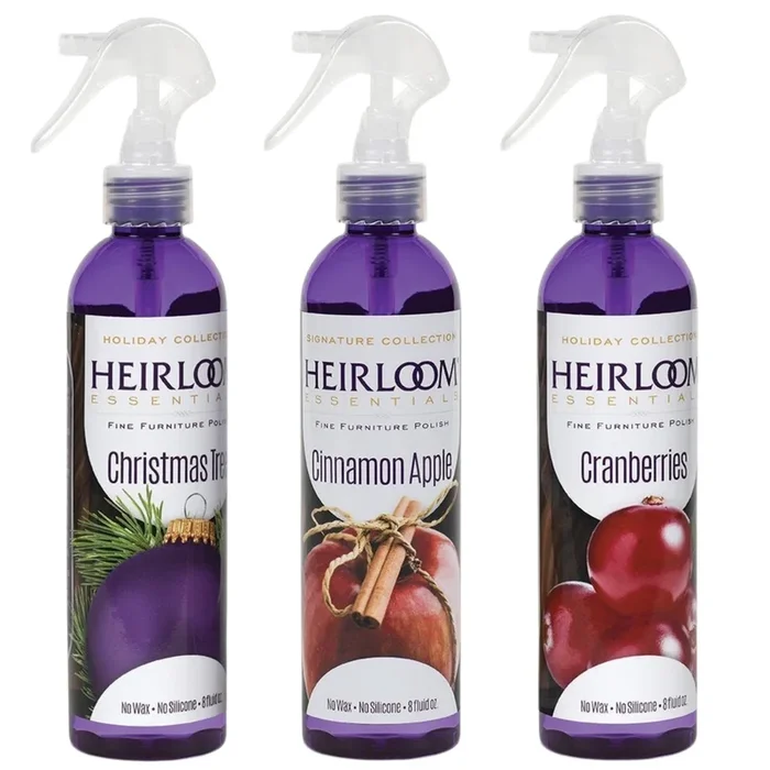 American Made Heirloom Essentials 3-Pack Winter Scents Furniture Polish Combo In-stock