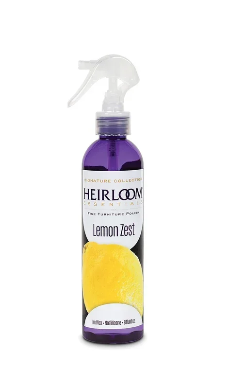 American Made Heirloom Essentials Fine Furniture Polish Lemon Zest Scent In-stock