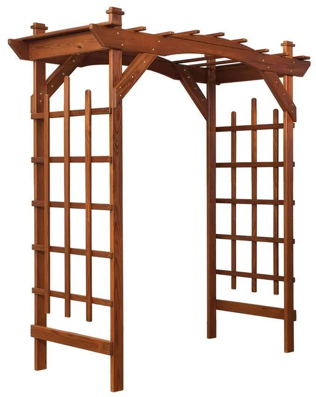 Amish 6′ Wide Cedar Wood Arbor