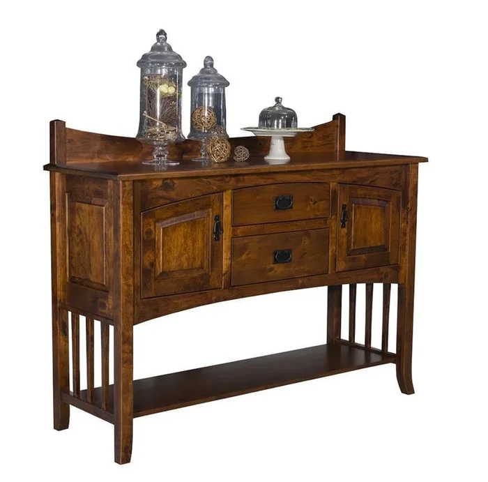 Amish 60″ Leland Sideboard with Arched Doors
