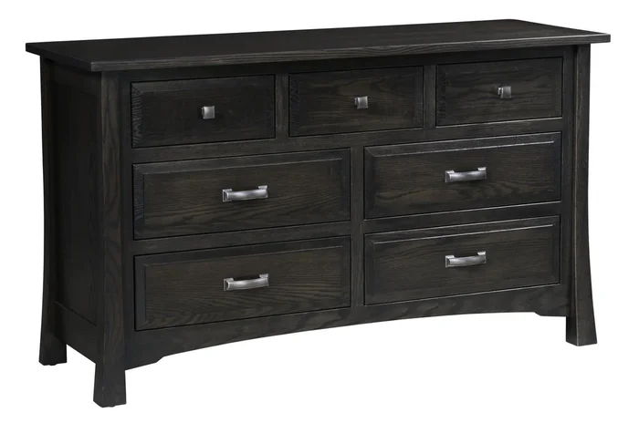 Amish Adrian Seven Drawer Dresser