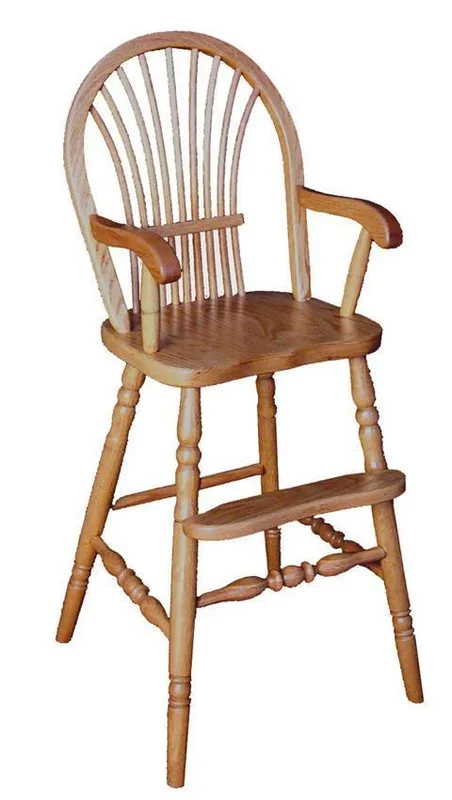 Amish American Made Sheaf Back Windsor Youth Dining Chair