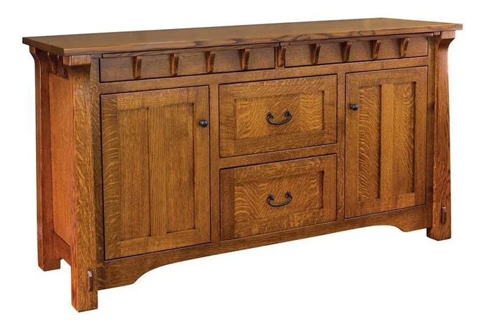 Amish Andar Mission Solid Wood Dining Buffet