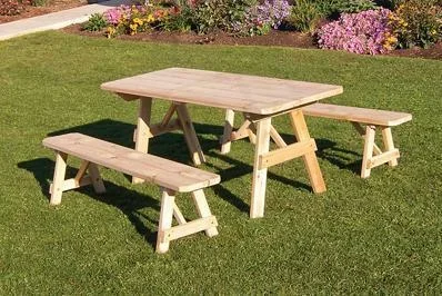 Amish Cedar Outdoor Dining Set