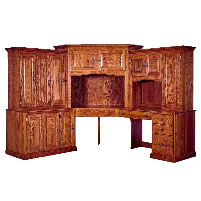 Amish Deluxe Corner Computer Desk