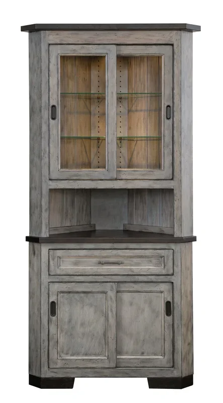 Amish Drayton Corner Dining Hutch