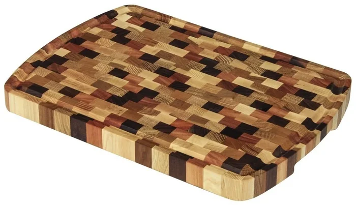 Amish End Grain Cutting Board with Juice Groove