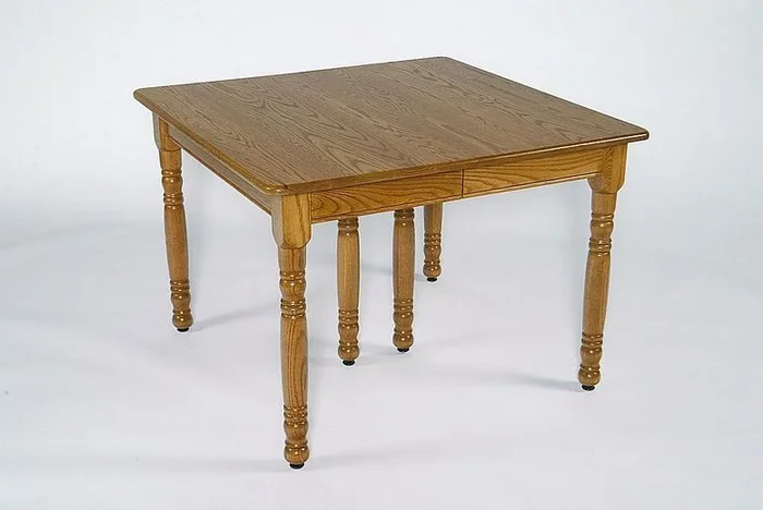 Amish Frontier Solid Wood Square Dining Table