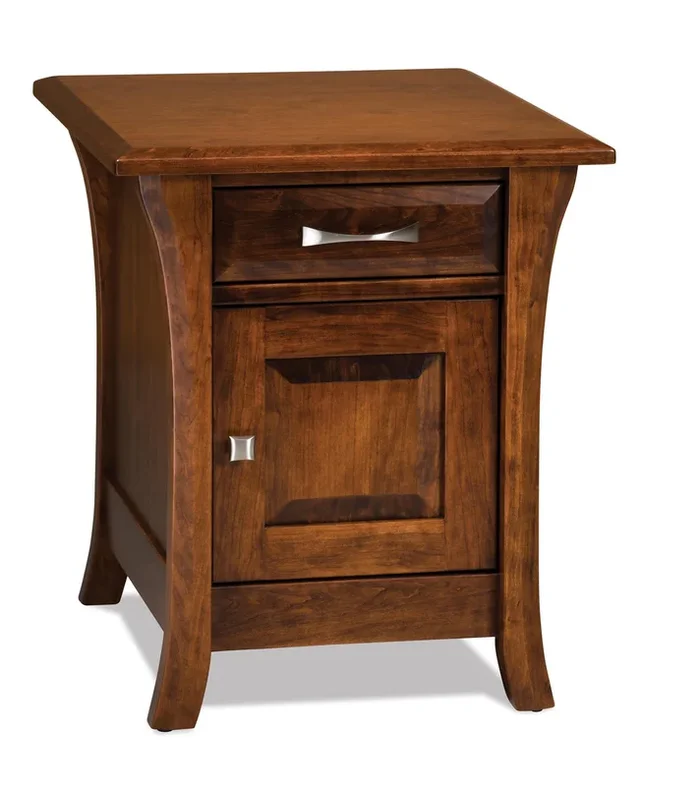 Amish Genesis End Table Cabinet