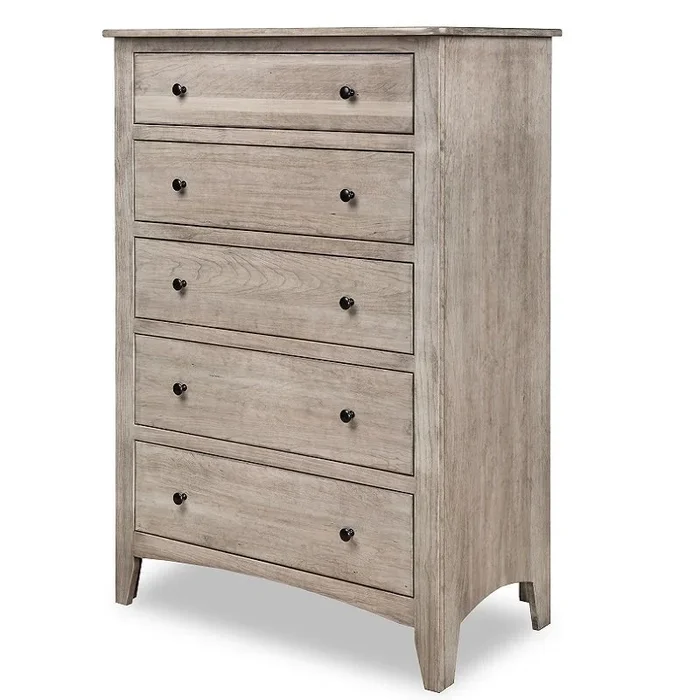 Amish Great Miami Solid Wood Tall Chest of Drawers