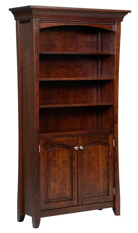 Amish Kingsman Solid Wood Bookcase