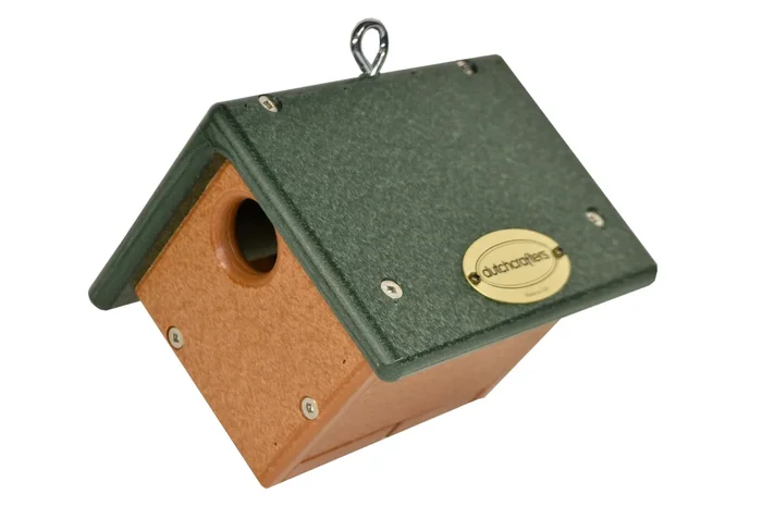 Amish Made Poly Small Wren Bird House